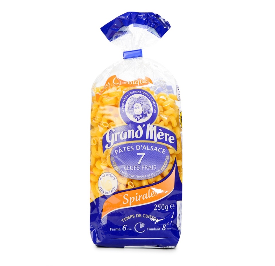 

Макаронные изделия Grand Mere Спирали 250 г Франция