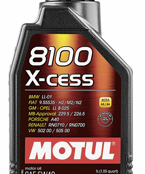 Масло моторное синтетическое 8100 X-cess 5W-40 ТМ Motul (Мотюль)