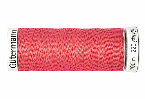 748277 Нить Sew-all для всех материалов, 200м, 100% п/э Gutermann(927 коралл)