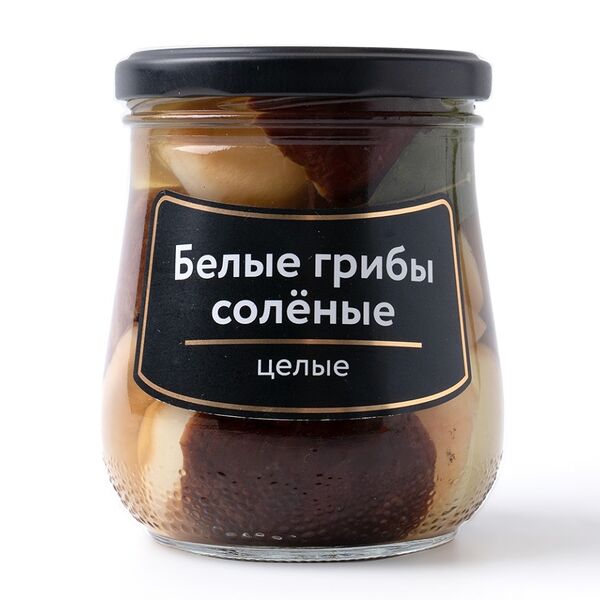 Белый гриб соленый экстра 480г, Россия