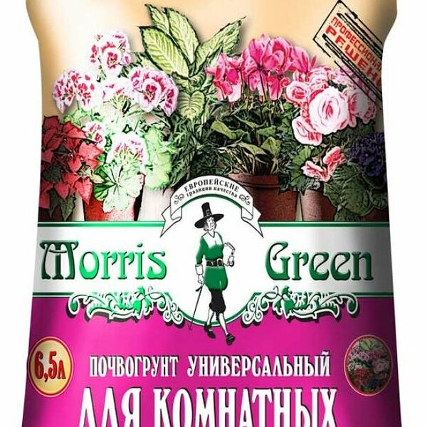 Почвогрунт для комнатных растений универсальный, 6,5 л ТМ Morris Green (Моррис Грин)