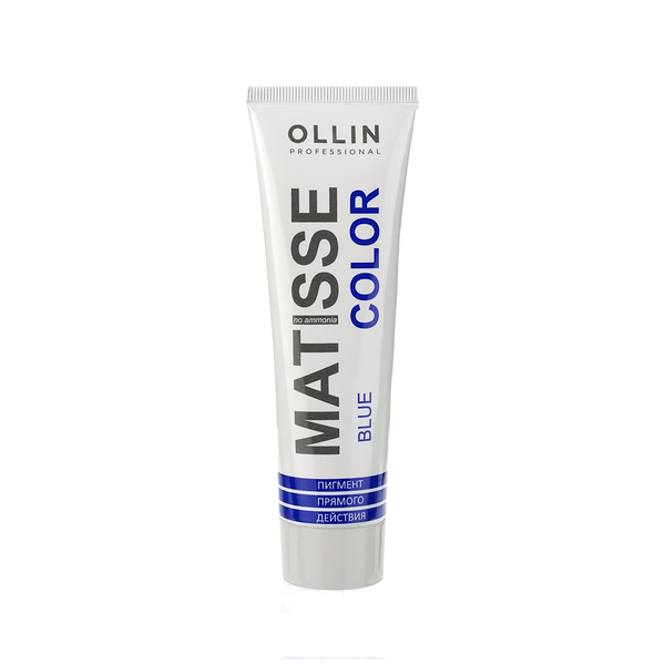 Тонирующая маска для волос Ollin Professional Matisse Color прямого действия Blue