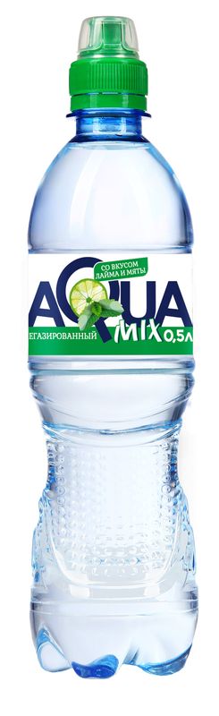 

Вода негазированная Aqua mix лайм-мята 500 мл