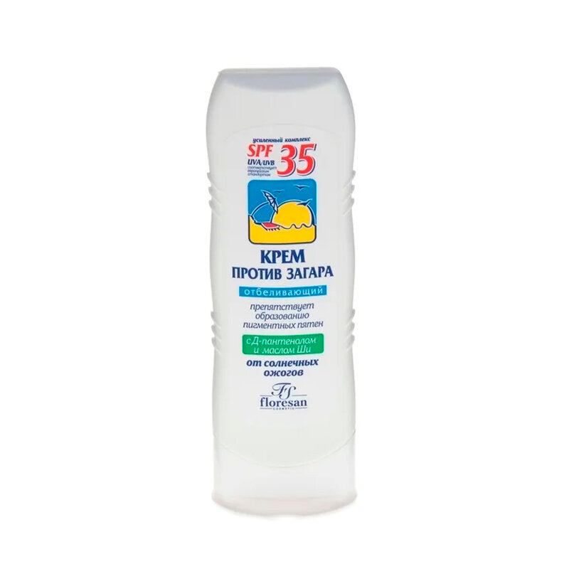 

Крем против загара Floresan SPF 35 Отбеливающий 125 мл