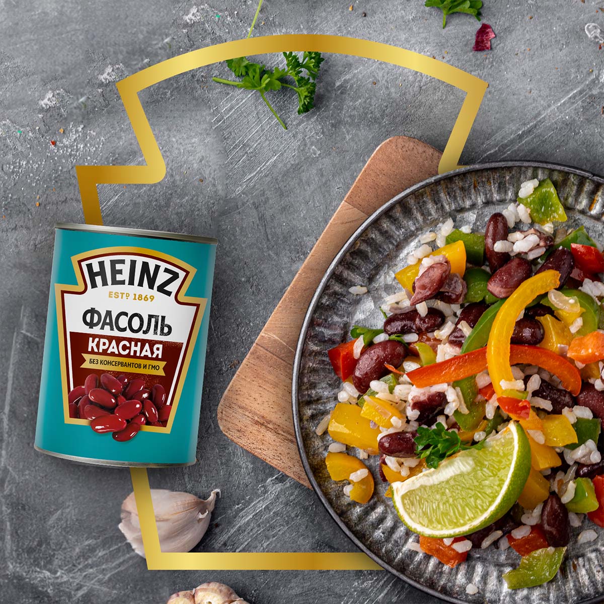

Фасоль Heinz красная, 400 г