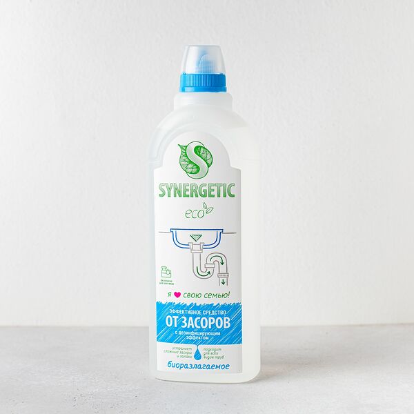 Средство SYNERGETIC от засоров, 1 л