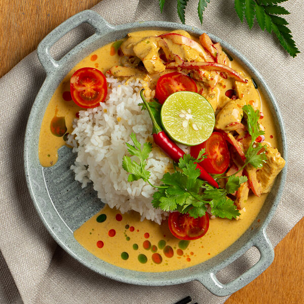 Карри с курицей и перцем