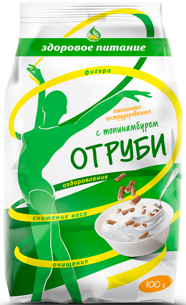 Отруби Здор. питание экстр.пшен.с топинамбуром 100гр