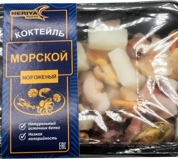 Коктейль морской Neriya замороженный 400г