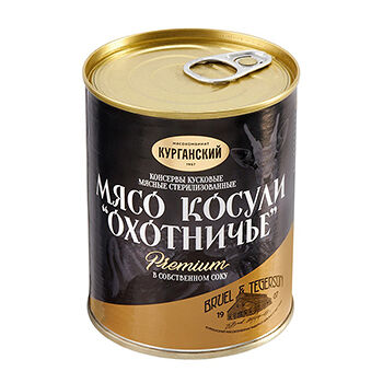 Мясо косули в собственном соку Курганский мясокомбинат Premium