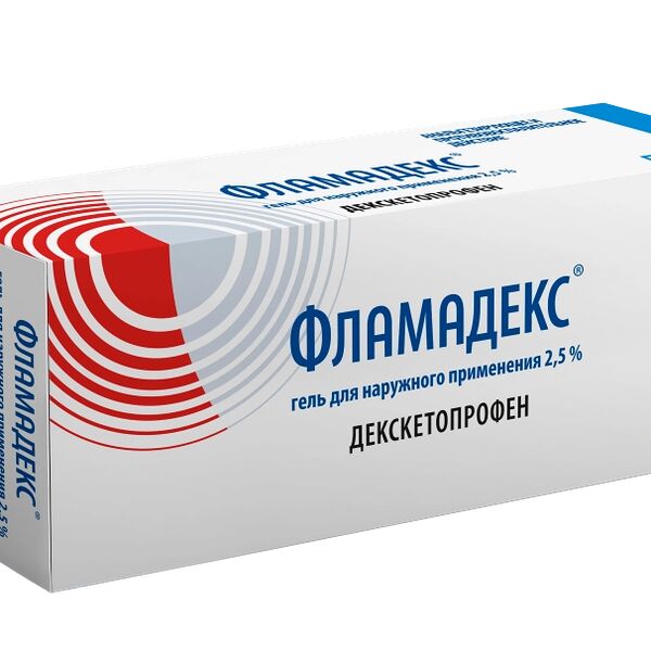 Фламадекс гель 2.5% 50 г