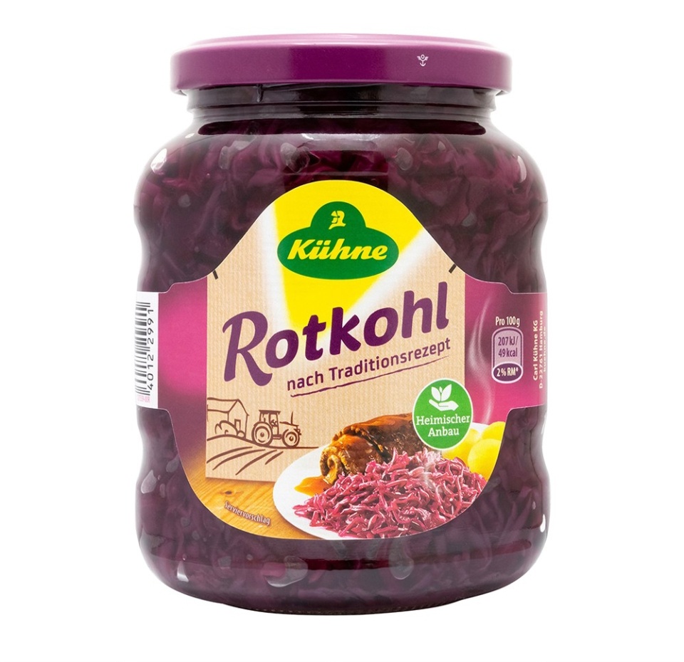 

Капуста Kuhne краснокочанная квашеная