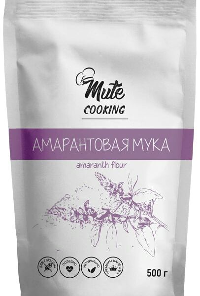 Мука Mute Cooking Амарантовая 500г