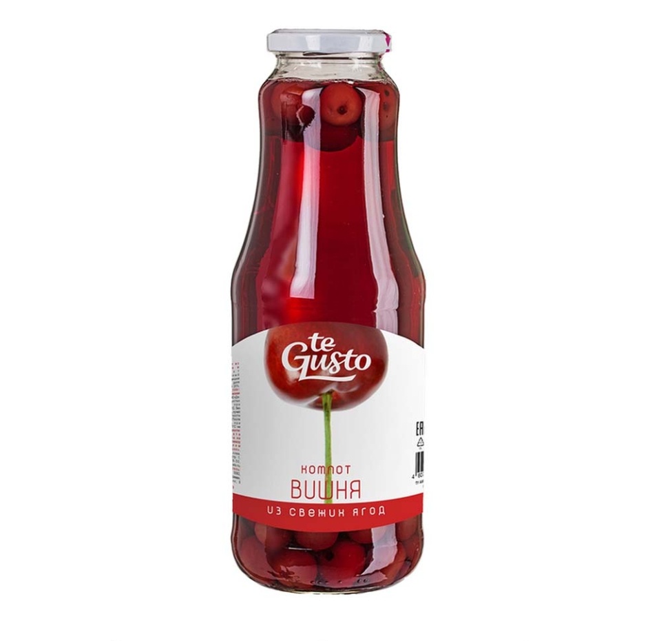 

Компот Te Gusto из вишни 1 л