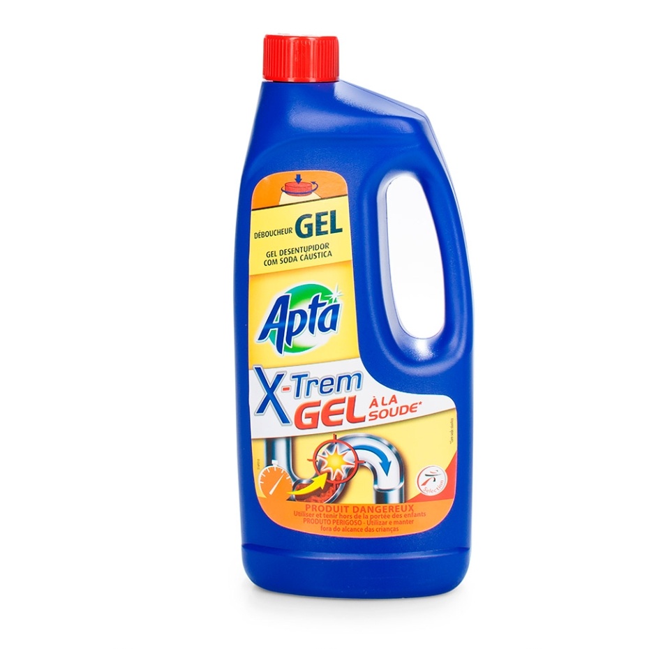 

Средство для чистки труб Apta «X-tream Gel a la soude» гель McBride Sa