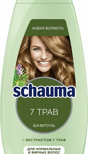 Шампунь Schauma 7 трав для нормальных и жирных волос