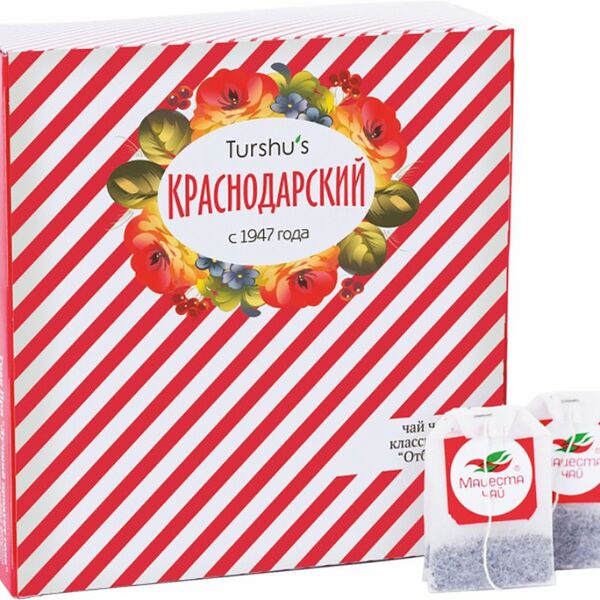 Чай черный Краснодарский Отборный 100пак, 150г