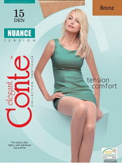 Колготки женские Conte elegant NUANCE 15 den р-р 2 bronz 8С-35 СП
