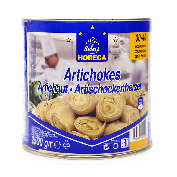 Сердцевины артишоков 30/40 ТМ Select Horeca (Селект Хорека)