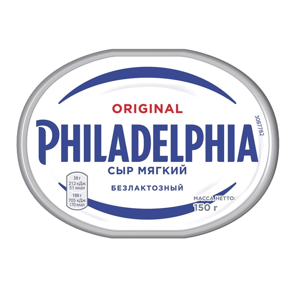 

Сыр мягкий Philadelphia безлактозный 50% 150 г
