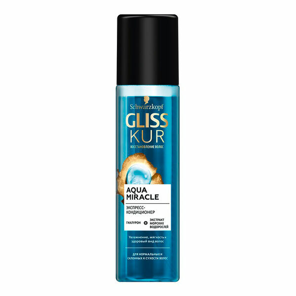 Экспресс-кондиционер для волос Gliss Kur Aqua Miracle 200 мл