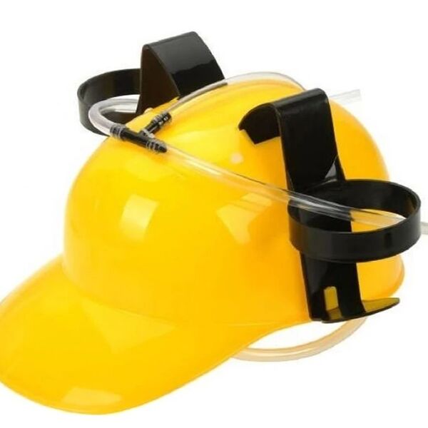 Пивной желтый шлем