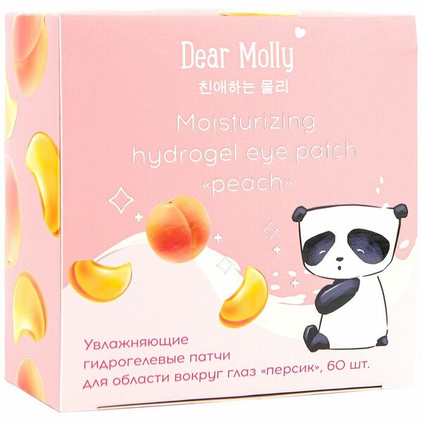 Патчи Dear Molly гидрогелевые для области вокруг глаз персик, 90г