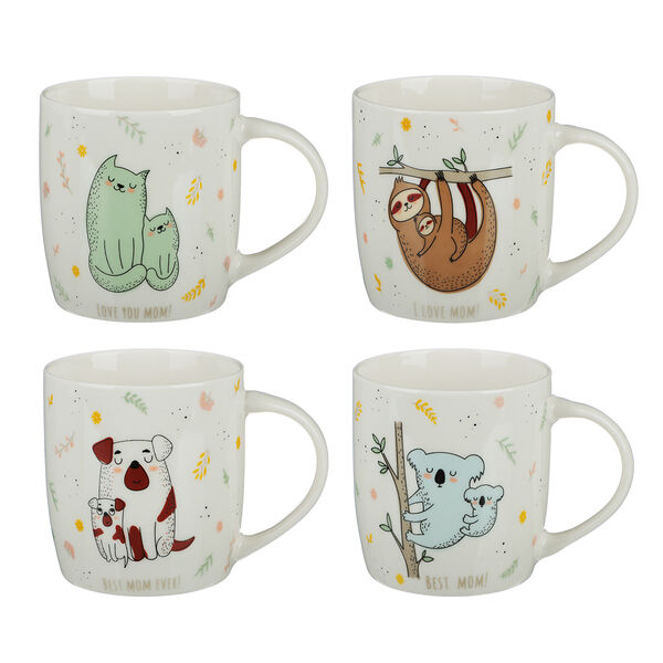 Millimi веселые истории кружка 340мл, фарфор 1 шт в ассортименте