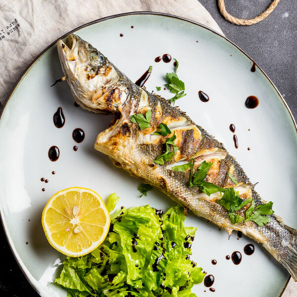 Сибас на гриле