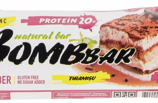 Протеиновый батончик Bombbar Тирамису