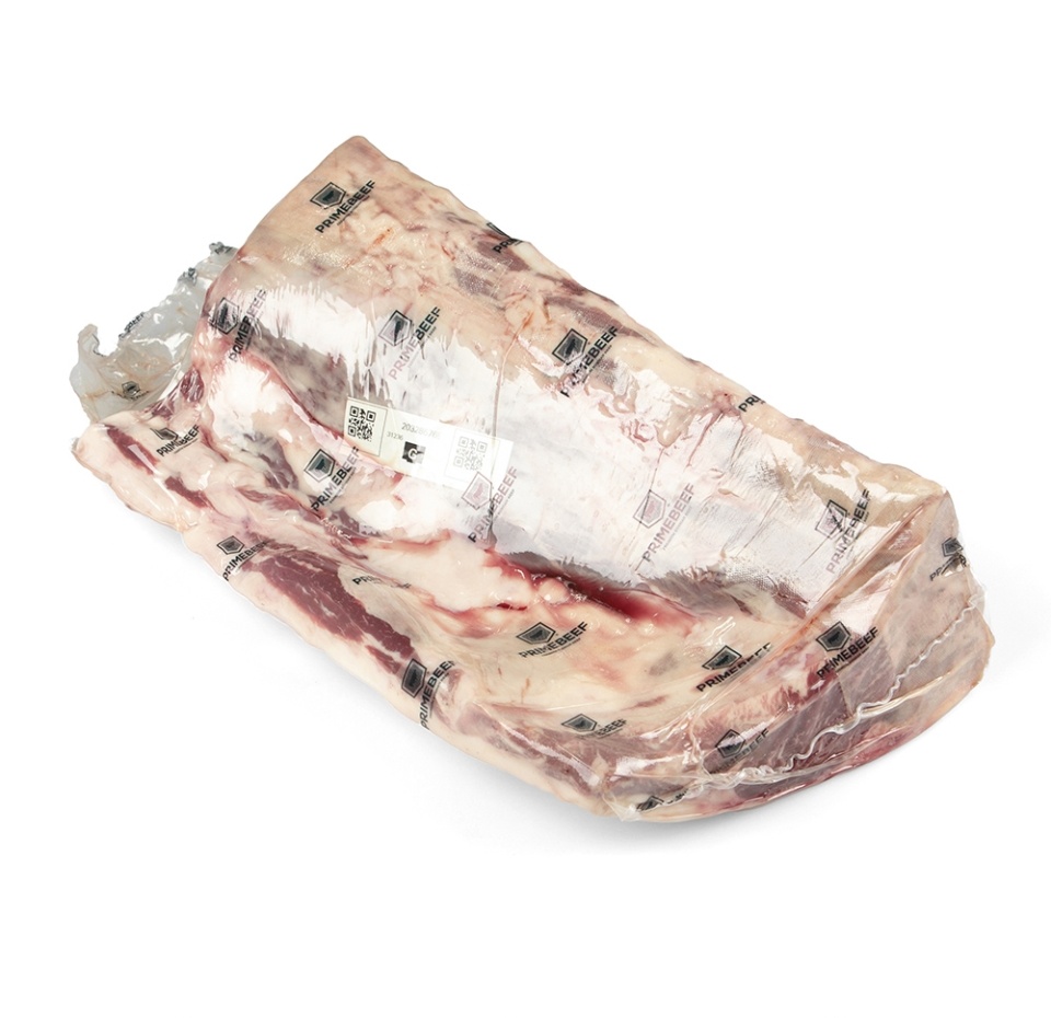 

Поясничный отруб Primebeef на кости c вырезкой из мяса мраморной говядины охлажденный вес