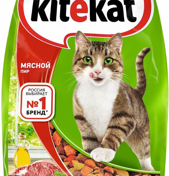 Корм сухой Kitekat Мясной пир для кошек 1.9кг