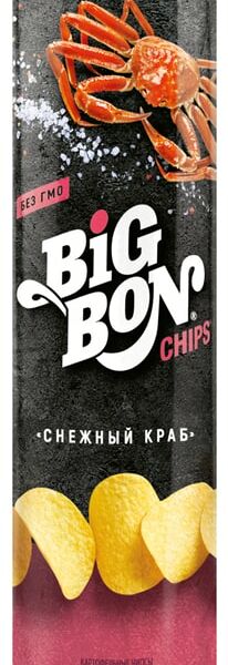Чипсы Big Bon Снежный краб 130г