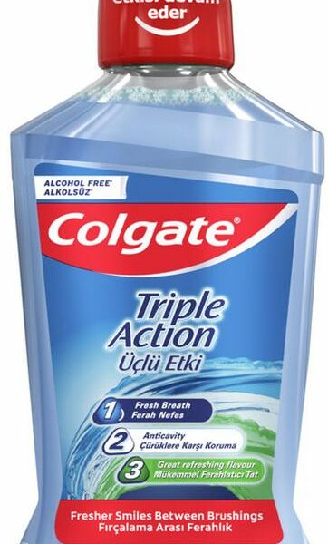 Ополаскиватель для полости рта антибактериальный Тройное действие ТМ Colgate (Колгейт)