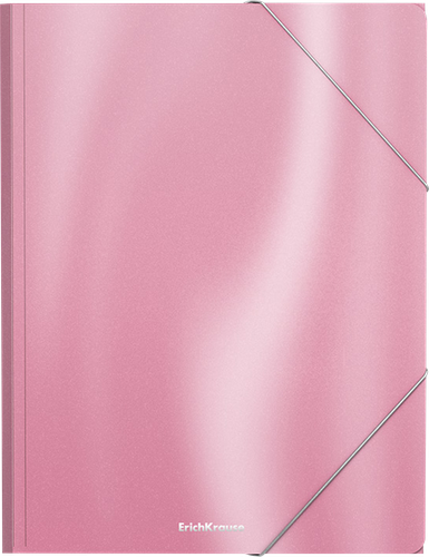 

Папка Erich Krause Glossy Candy А4, на резинках, пластиковая, в ассортименте