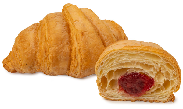 Круассан Ашан с клубникой