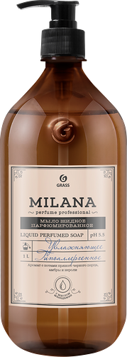 Жидкое мыло GRASS Milana Perfume Professional парфюмированное, 1л