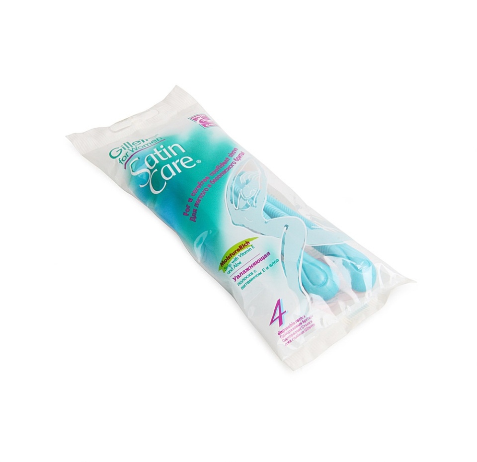 

Бритвы одноразовые Gillette Satin Care одноразовый 4шт Польша