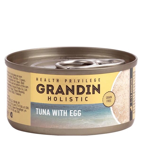 Консервированный корм Grandin для котят мусс тунца с яйцом