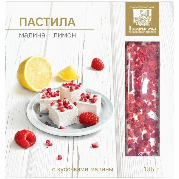 Пастила Коломчаночка малина-лимон, 135г