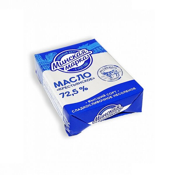 Масло сл.сл. несол. Минская марка жир. 72.5% 180г.