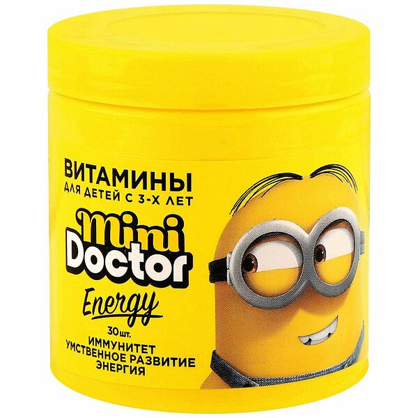 Mini Doctor Energy пастилки жевательные 30 шт