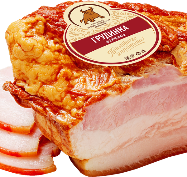 Грудинка СПК Фирменная кат. Г в/у в/к вес 