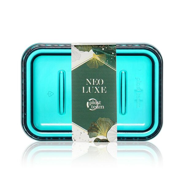 Мыльница Plast Team Neo Luxe изумрудный агат 130х90х30мм