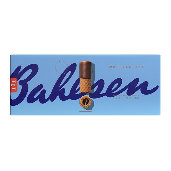 Вафельные трубочки Bahlsen в молочном шоколаде