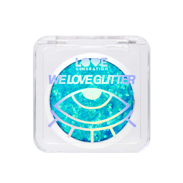 Глиттер для лица кремовый Love Generation We Love Glitter т.03 Голубой 1,8 г