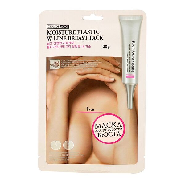 Маски-патчи для лица Acaci гидрогелевые для упругости и красоты бюста Chamos Cosmetic Co., Ltd 2шт Южная Корея