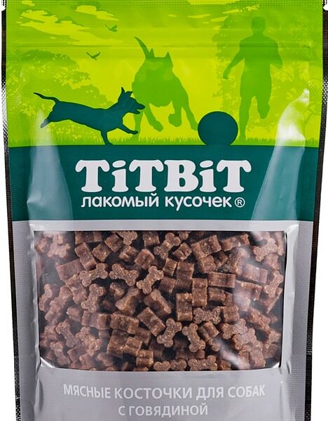Лакомство для собак TiTBiT Косточки мясные с говядиной 145г