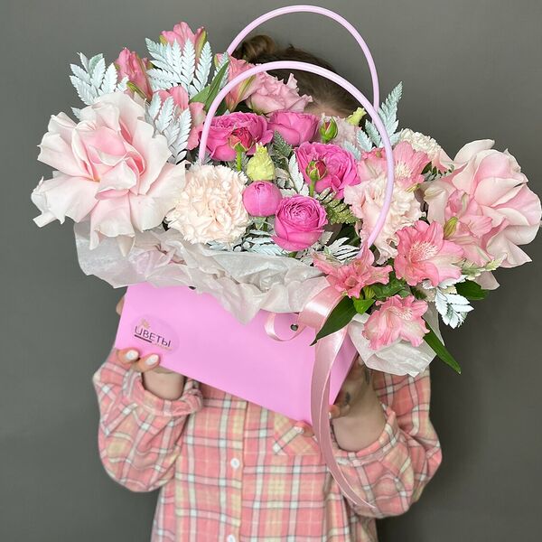 Ассорти сумочка в розовых тонах