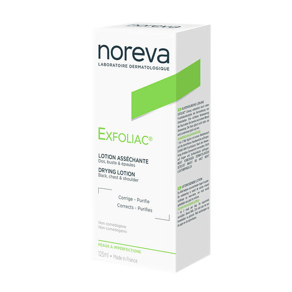 Лосьон Noreva Exfoliac с высокой концентрацией AHA кислот 125 мл